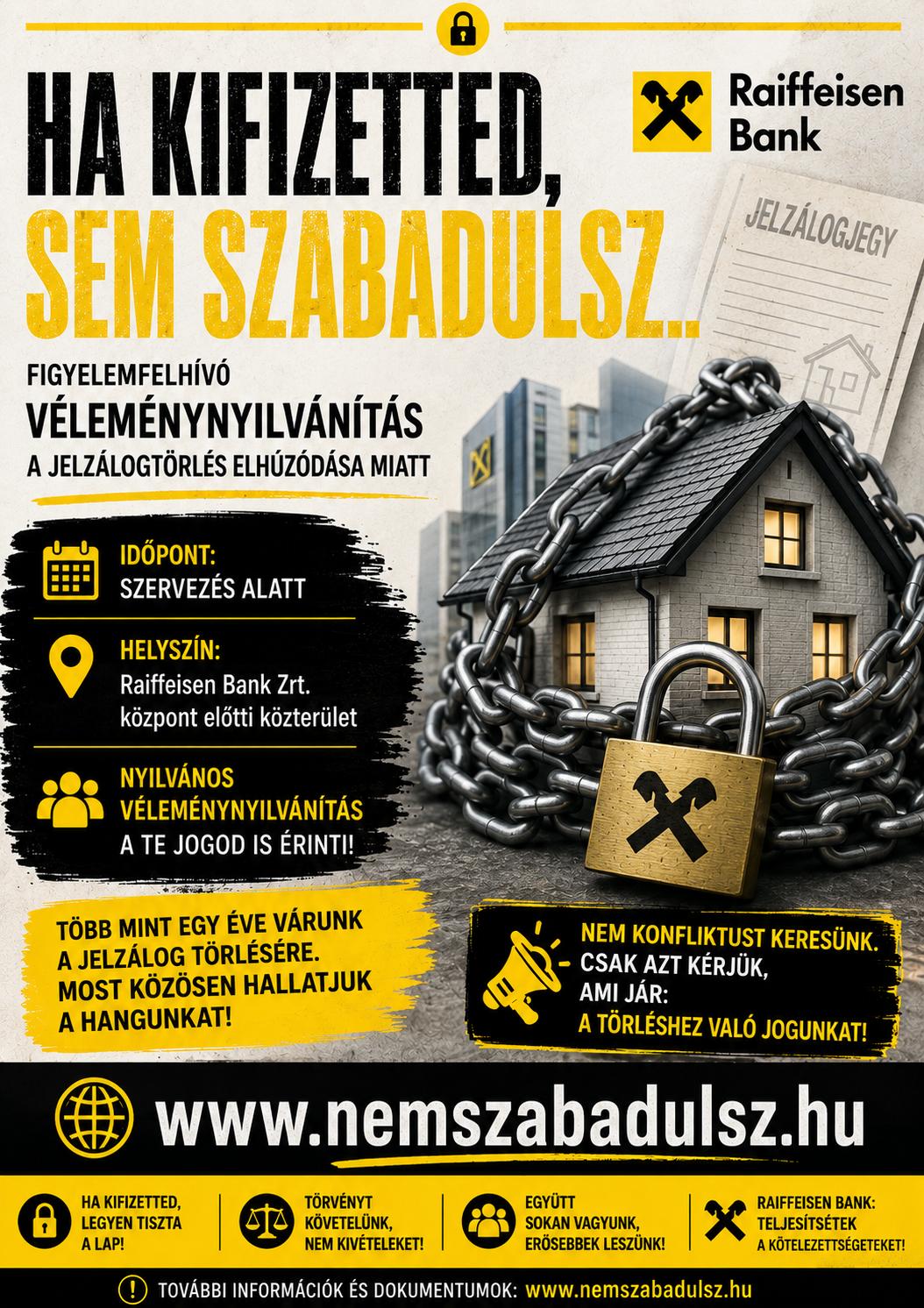 Ha kifizetted, sem szabadulsz – figyelemfelhívó véleménynyilvánítás